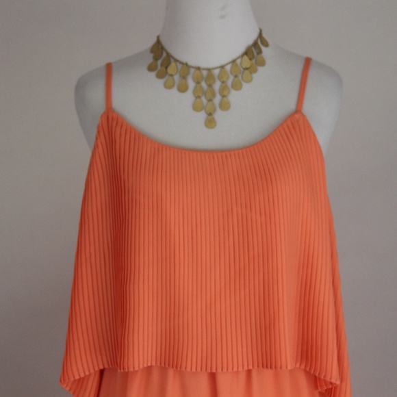 MOSSIMO Coral Sleeveless Adjustable Strap Dress - Picture 2 of 8
